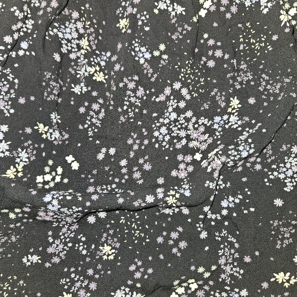 Gap Kids Black Floral Long Sleeve Girls Dress Size XL 12 NWT